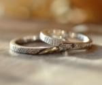 画像：お二人が作成した指輪