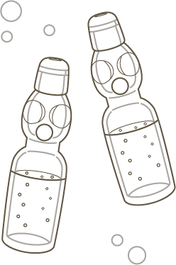 ウェルカムドリンクのイラスト