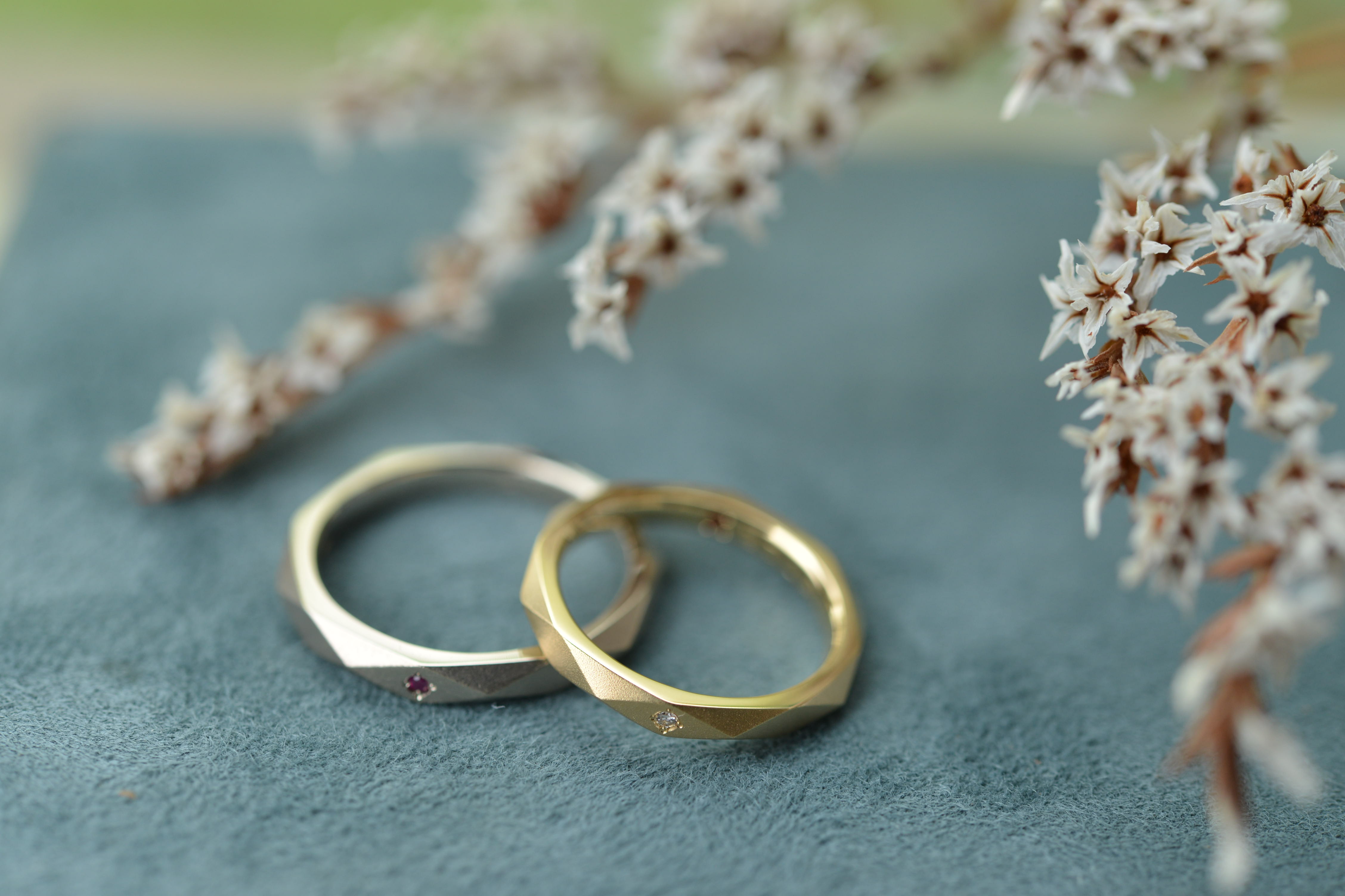 指輪のマット加工(ツヤ消し)種類について | 手作り結婚指輪・婚約指輪 