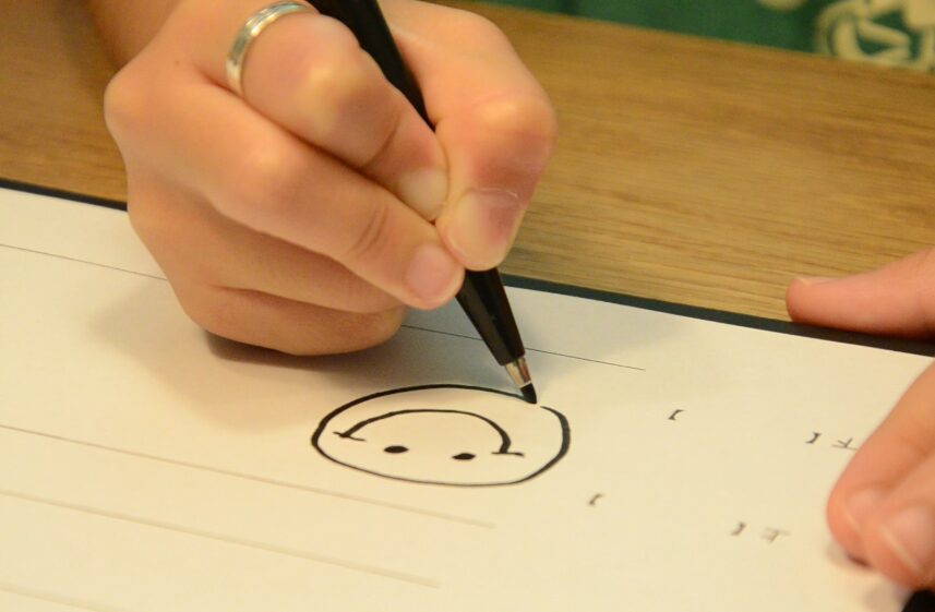 手書きレーザー