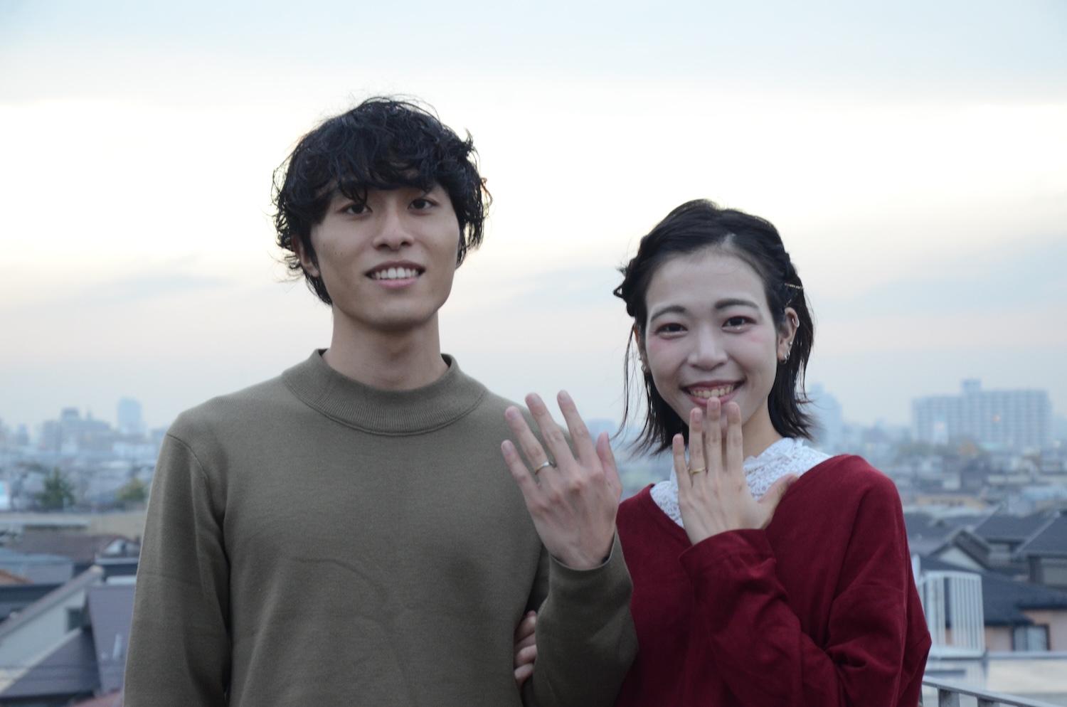 “幸せな二人”